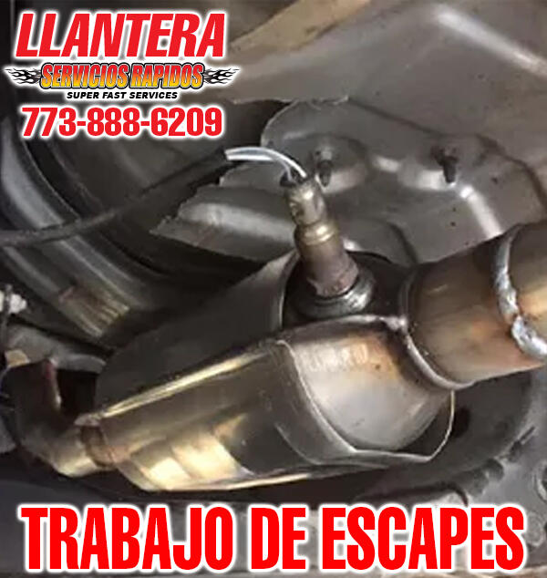 TRABAJO DE ESCAPES SERVICIO DE MOFLES, SILENCIADORES, CATALÍTICOS Y TUBOS DE ESCAPE